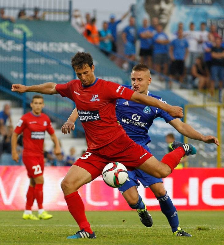 Football. T-Mobile Ekstraklasa. Ruch Chorzow - Podbeskidzie Bielsko Biala. 08.12.2014