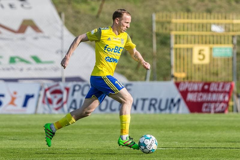 Football. Fortuna I Liga. Zaglebie Sosnowiec - Arka Gdynia. 28.04.2021