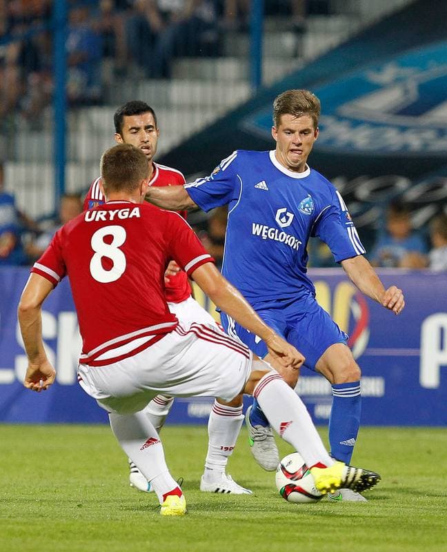 Football. T-Mobile Ekstraklasa. Ruch Chorzow - Wisla Krakow. 13.12.2014
