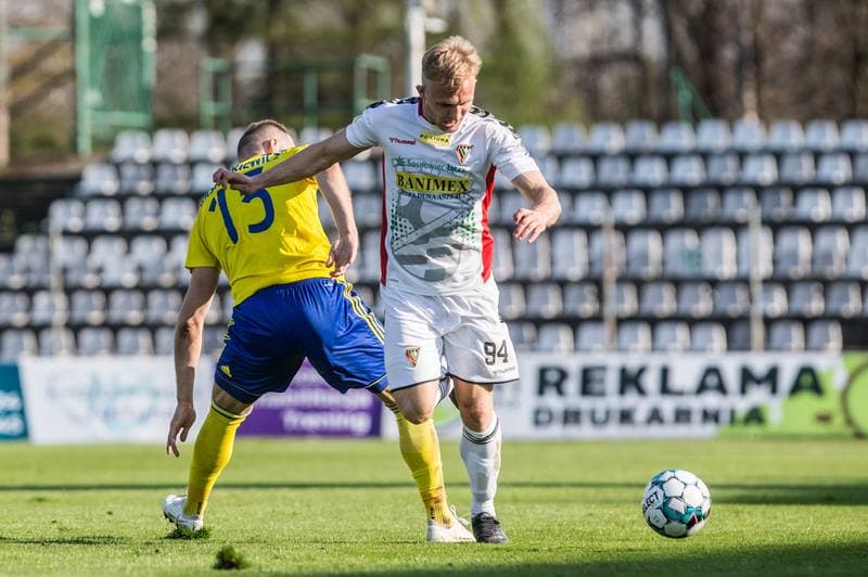 Football. Fortuna I Liga. Zaglebie Sosnowiec - Arka Gdynia. 28.04.2021