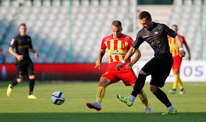 Football. PKO BP Ekstraklasa. Korona Kielce - Cracovia Krakow. 14.08.2015