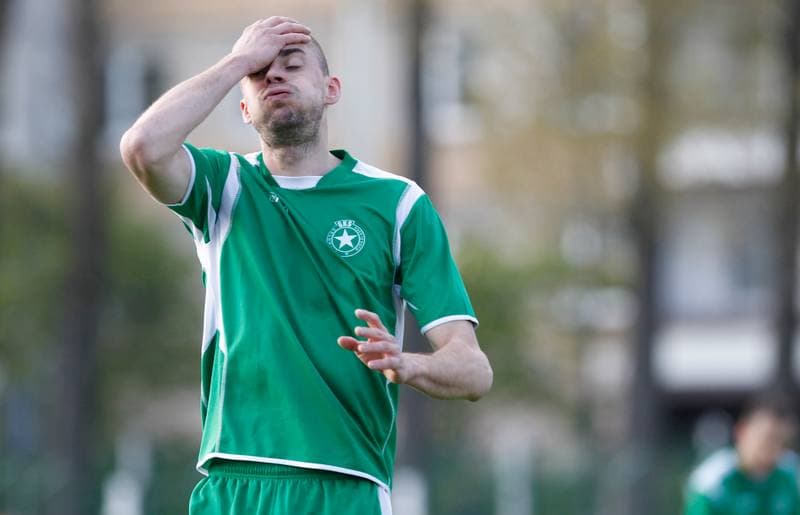 Football. III Liga Opolsko Slaska. Grunwald Ruda Slaska - Polonia Bytom. 29.04.2015
