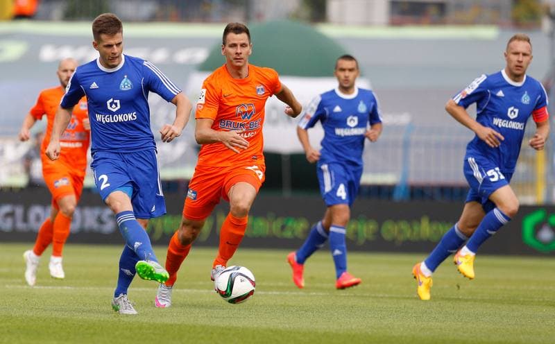 Football. PKO BP Ekstraklasa. Ruch Chorzow - Termalica Bruk-Bet Nieciecza. 22.08.2015