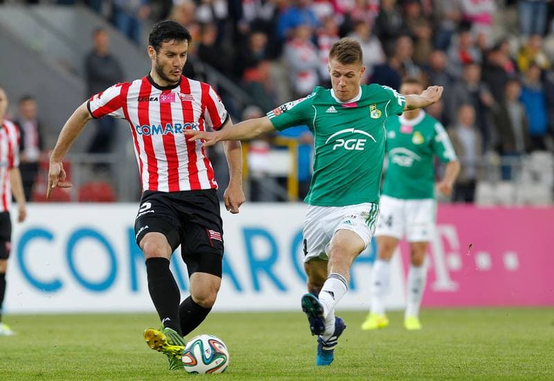 Football. T-Mobile Ekstraklasa. Cracovia Krakow - GKS Belchatow. 10.05.2015