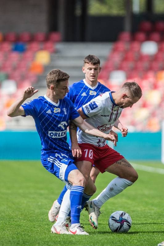 Football. PKO BP Ekstraklasa. Podbeskidzie Bielsko-Biala - Wisla Plock. 08.05.2021