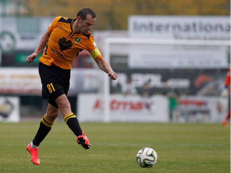 Football. I Liga. Olimpia Grudziadz - GKS Katowice. 11.10.2014
