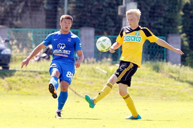 Football. Sparing. Bruk-Bet Termalica Nieciecza - MFK Karvina. 02.07.2016