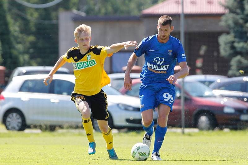 Football. Sparing. Bruk-Bet Termalica Nieciecza - MFK Karvina. 02.07.2016