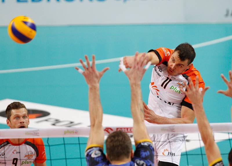 Volleyball. PlusLiga. Jastrzebski Wegiel - MKS Banimex Bedzin. 22.10.2014