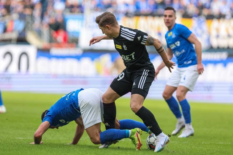 Football. Fortuna I Liga. Ruch Chorzow - LKS Lodz. 19.03.2023