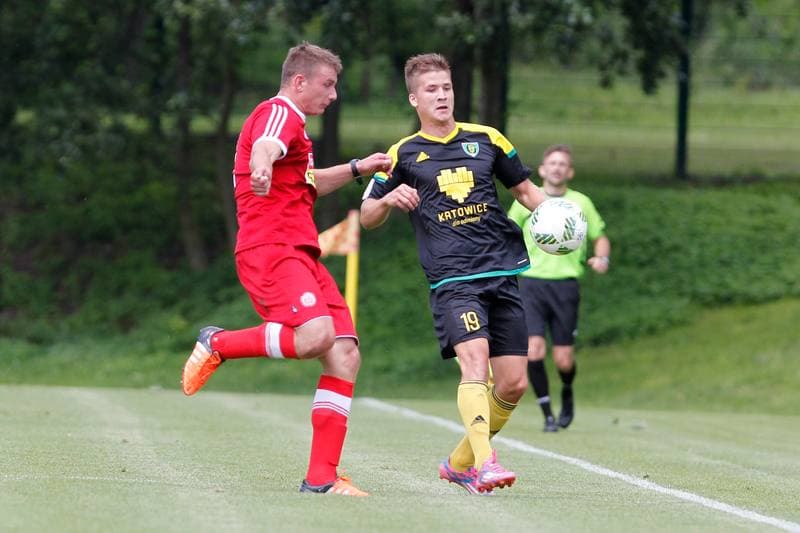 Football. Sparing. GKS Katowice - Sola Oswiecim. 09.07.2016