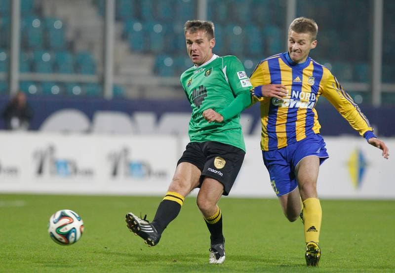 Football. I Liga. Arka Gdynia - GKS Katowice. 16.11.2014