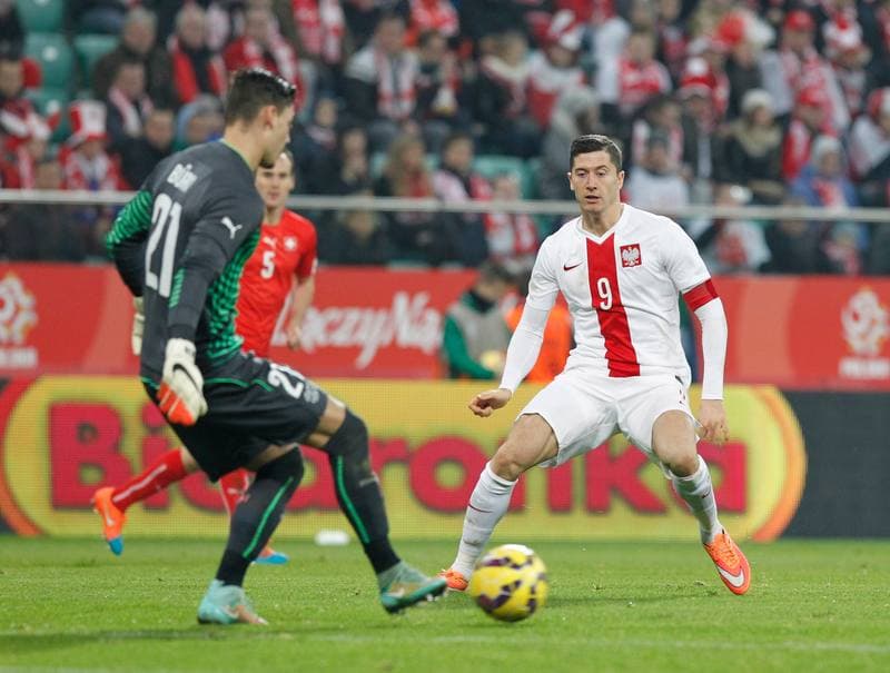 Football. International Friendly. Poland - Switzerland. 18.11.2014