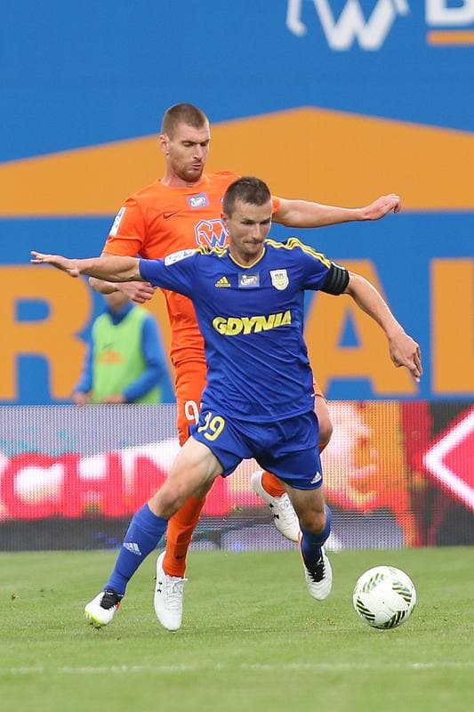 Football. Lotto Ekstraklasa. Bruk-Bet Termalica Nieciecza - Arka Gdynia. 18.07.2016