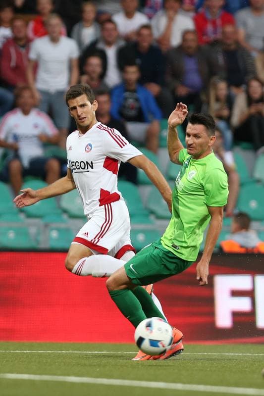 Football. Champions League. AS Trencin - Olimpija Ljubljana. 20.07.2016