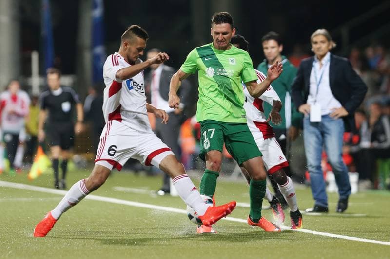 Football. Champions League. AS Trencin - Olimpija Ljubljana. 20.07.2016