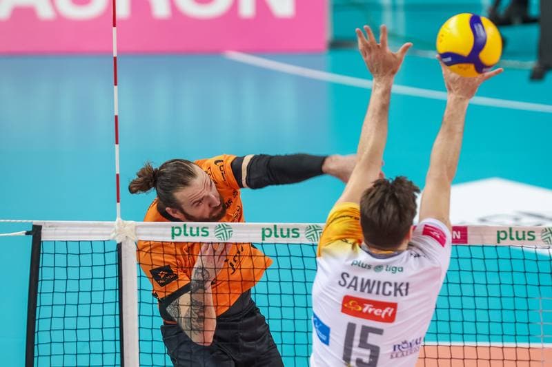 Volleyball. PlusLiga. Jastrzebski Wegiel - Trefl Gdansk. 09.04.2023