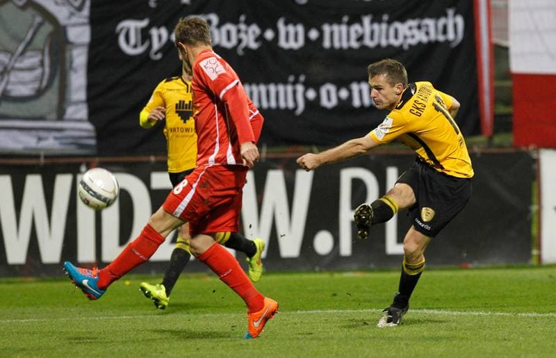 Football. I Liga. Widzew Lodz - GKS Katowice. 22.11.2014