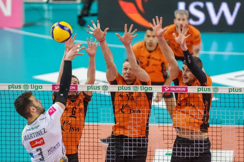 Volleyball. PlusLiga. Jastrzebski Wegiel - Trefl Gdansk. 09.04.2023