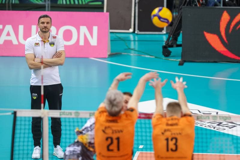 Volleyball. PlusLiga. Jastrzebski Wegiel - Trefl Gdansk. 09.04.2023