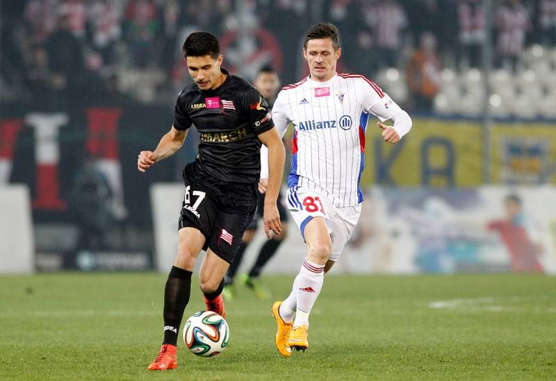 Football. T-Mobile Ekstraklasa. Cracovia Krakow - Gornik Zabrze. 24.11.2014