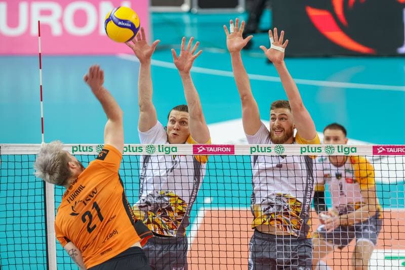 Volleyball. PlusLiga. Jastrzebski Wegiel - Trefl Gdansk. 09.04.2023