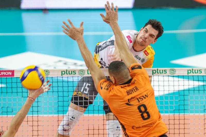 Volleyball. PlusLiga. Jastrzebski Wegiel - Trefl Gdansk. 09.04.2023