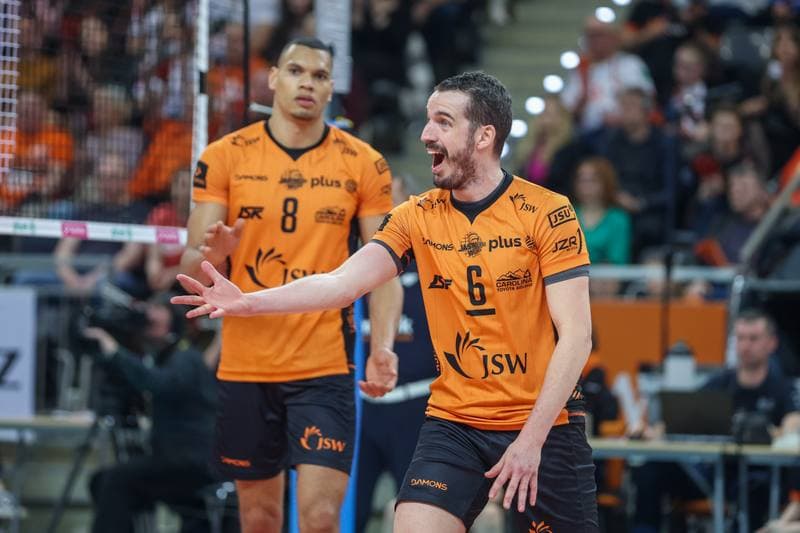 Volleyball. PlusLiga. Jastrzebski Wegiel - Trefl Gdansk. 09.04.2023