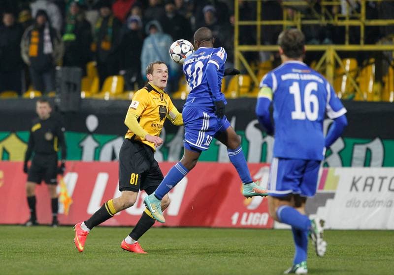 Football. I Liga. GKS Katowice - Miedz Legnica. 29.11.2014