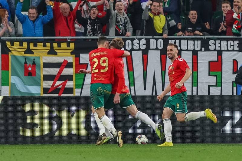 Football. Fortuna I Liga. Zaglebie Sosnowiec - Ruch Chorzow. 15.04.2023