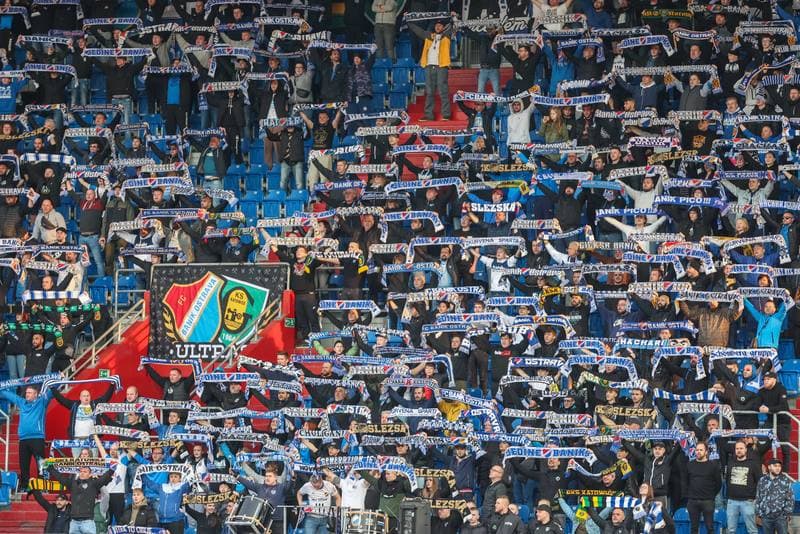Football. Fortuna:Liga. Banik Ostrava - Viktoria Plzen. 16.04.2023