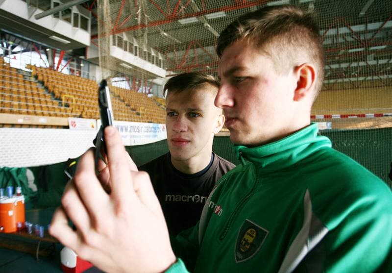 Football. GKS Katowice. Training. 15.01.2015