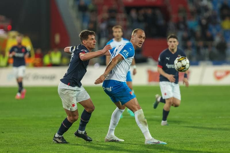 Football. Fortuna:Liga. Banik Ostrava - Slavia Prague. 25.04.2023