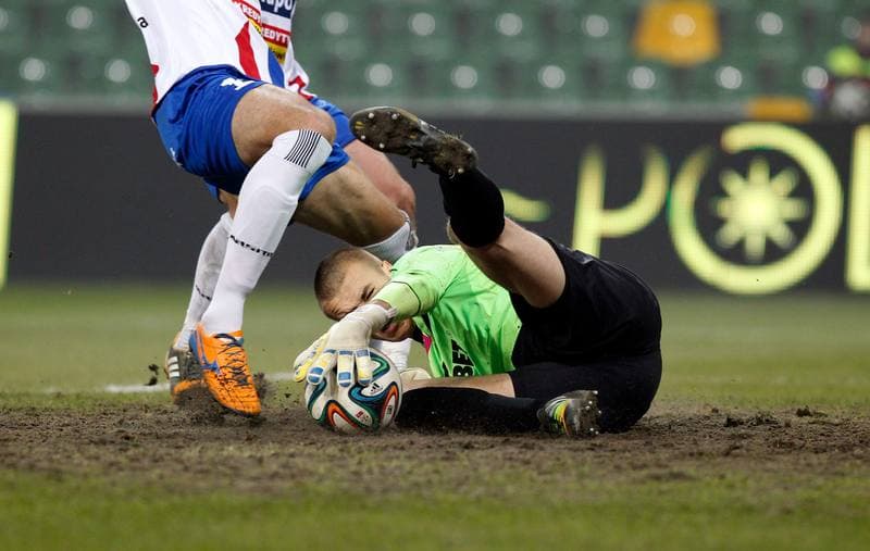 Football. T-Mobile Ekstraklasa. Podbeskidzie Bielsko Biala - Zawisza Bydgoszcz. 14.12.2014