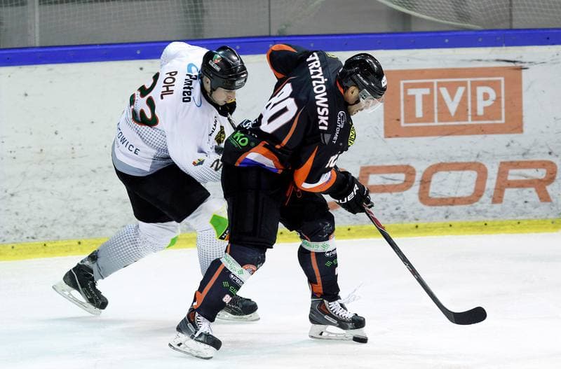Ice Hockey. Polska Hokej Liga. Naprzod Janow - Ciarko KH Sanok. 18.01.2015