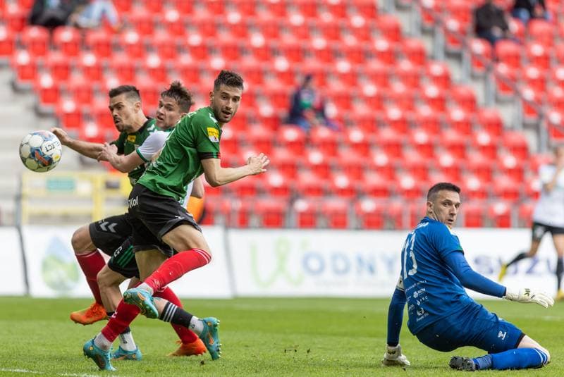 Football. Fortuna I Liga. GKS Tychy - Gornik Leczna. 29.04.2023