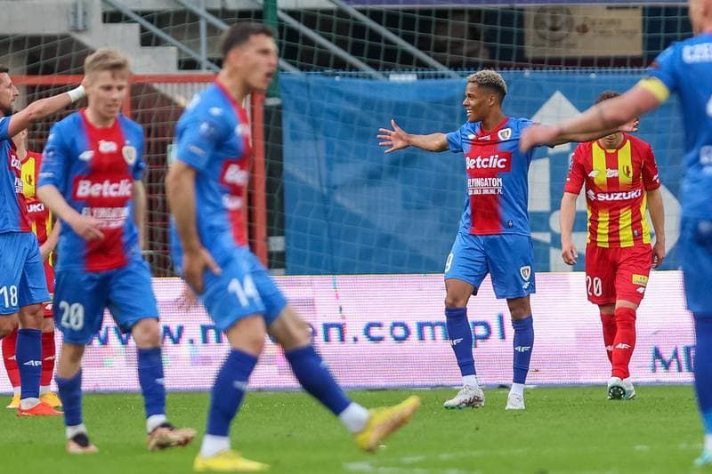 Football. PKO BP Ekstraklasa. Piast Gliwice - Korona Kielce. 12.05.2023