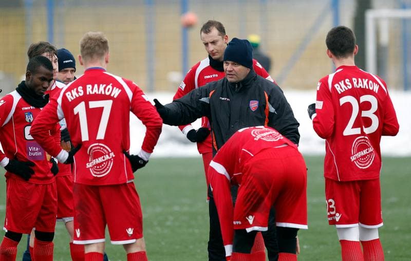 Football. Friendly Match. GKS Katowice - Rakow Czestochowa. 28.01.2015