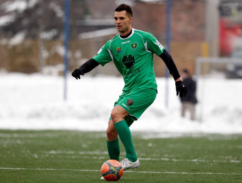 Football. Friendly Match. GKS Katowice - Rakow Czestochowa. 28.01.2015