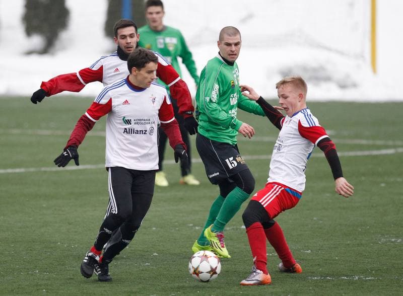 Football. Friendly Match. Rozwoj Katowice - Gornik II Zabrze. 28.01.2015