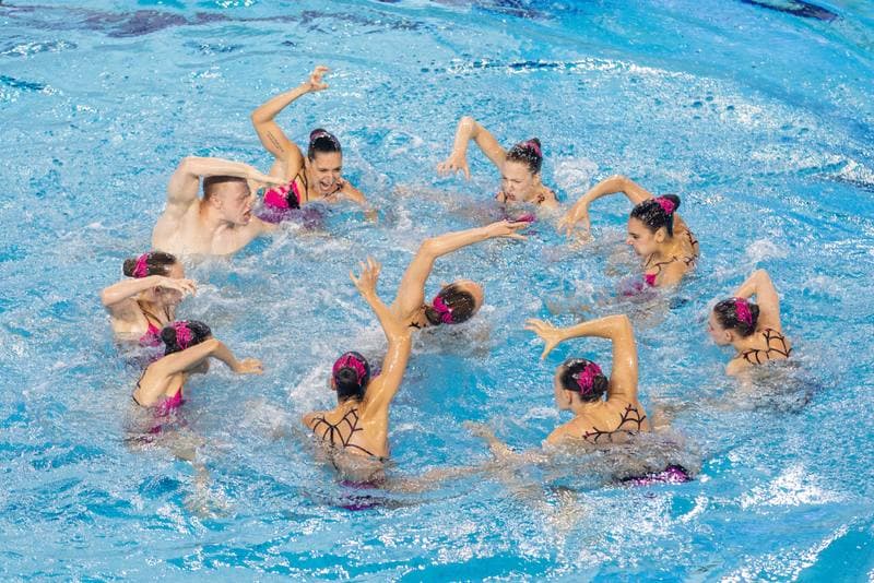Artistic Swimming. European Games 2023. Team Free Routine Combination. 23.06.2023