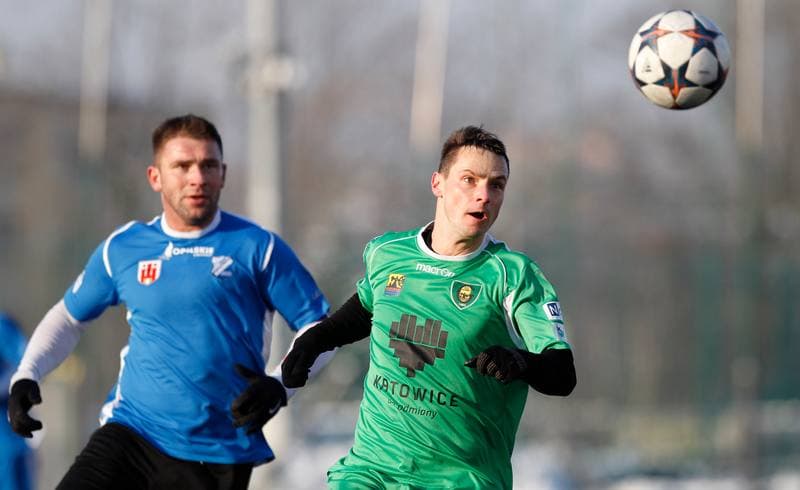 Football. Friendly Match. GKS Katowice - MKS Kluczbork. 31.01.2015