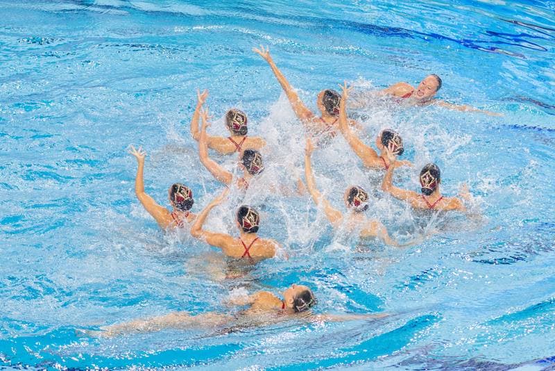 Artistic Swimming. European Games 2023. Team Free Routine Combination. 23.06.2023