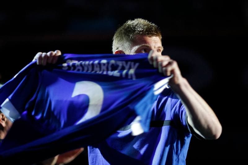 Football. Ruch Chorzow. Team Presentation. 09.02.2015