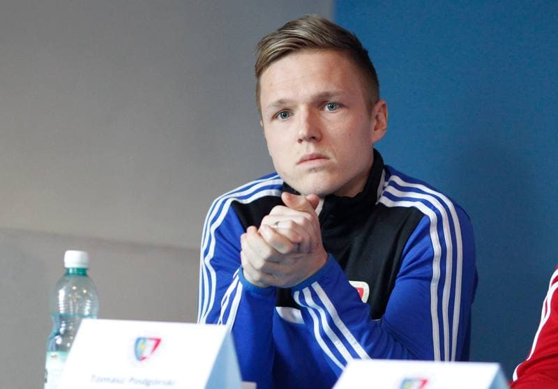 Football. Ruch Chorzow. Press Conference. 12.02.2015