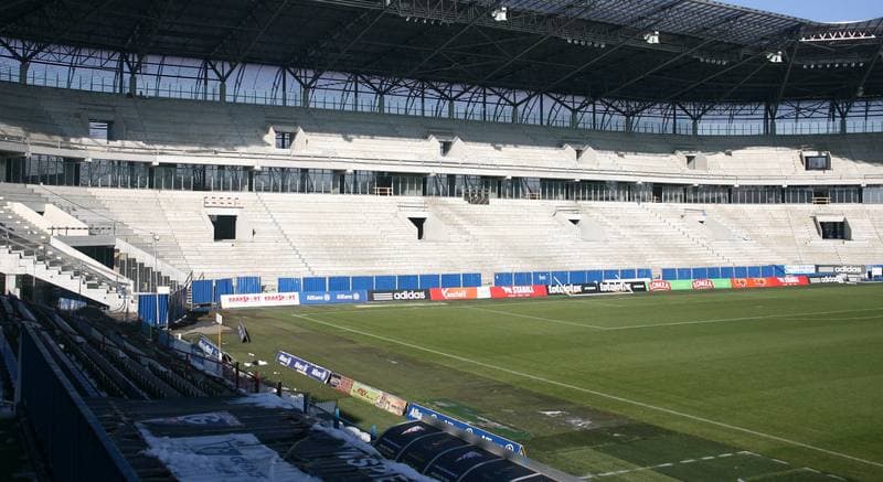 Football. T-Mobile Ekstraklasa. Gornik Zabrze - Stadion. 12.02.2015