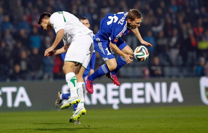 Football. T-Mobile Ekstraklasa. Ruch Chorzow - Lechia Gdansk. 27.02.2015