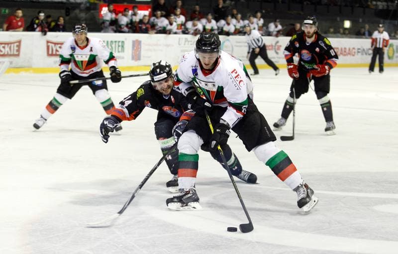 Ice Hockey. Polska Hokej Liga. GKS Tychy - Ciarko KH Sanok. 23.01.2015