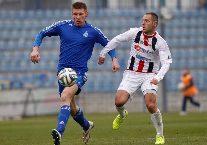 Football. III Liga Opolsko Slaska. Ruch II Chorzow - Odra Opole. 22.03.2015