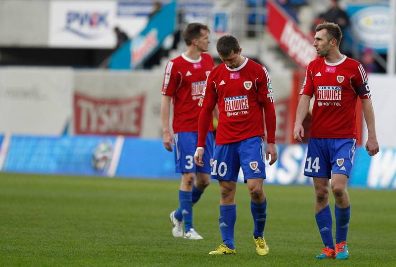Football. T-Mobile Ekstraklasa. Piast Gliwice - Korona Kielce. 22.03.2015